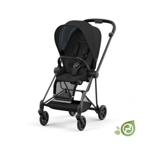 Cybex Mios 3.0 Eco Onyx Black + Cloud Z2 I-Size + Matt Black frame Детская коляска 4in1