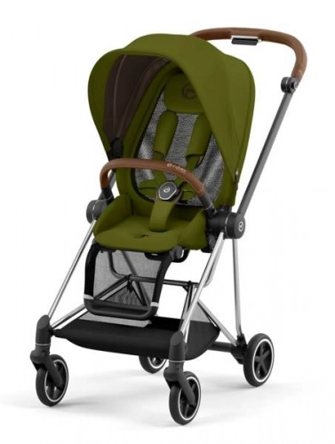 Cybex Mios 3.0 Khaki Green Plus + Cloud Z i-Size + Chrome Brown frame Детская коляска 3in1