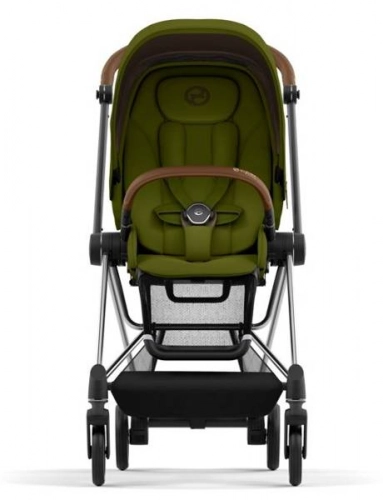 Cybex Mios 3.0 Khaki Green Plus + Cloud Z i-Size + Chrome Brown frame Детская коляска 3in1