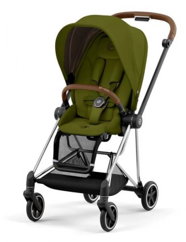 Cybex Mios 3.0 Khaki Green Plus + Cloud Z i-Size + Chrome Brown frame Детская коляска 3in1