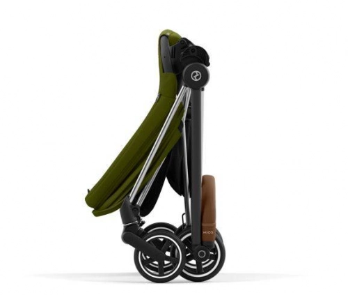 Cybex Mios 3.0 Khaki Green Plus + Cloud Z i-Size + Chrome Brown frame Детская коляска 3in1