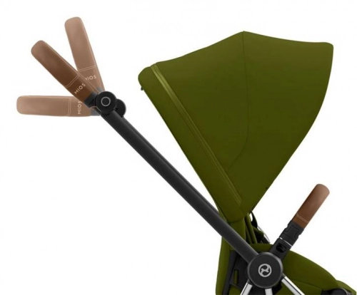 Cybex Mios 3.0 Khaki Green Plus + Cloud Z i-Size + Chrome Brown frame Детская коляска 3in1