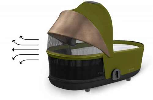 Cybex Mios 3.0 Mustard Khaki Green + Cloud Z i-Size + Matt Black frame Детская коляска 3in1