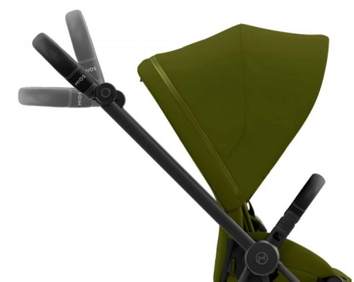 Cybex Mios 3.0 Mustard Khaki Green + Cloud Z i-Size + Matt Black frame Детская коляска 3in1