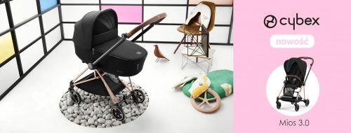 Cybex Mios Lux Conscious Onyx Black Eco Ratu kulba