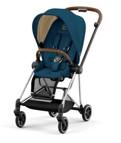 Cybex Mios 3.0 Mountain Blue + Cloud Z I-Size + Chrome Brown frame Детская коляска 4in1