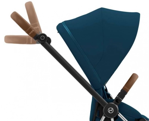 Cybex Mios 3.0 Mountain Blue + Cloud Z I-Size + Chrome Brown frame Детская коляска 4in1