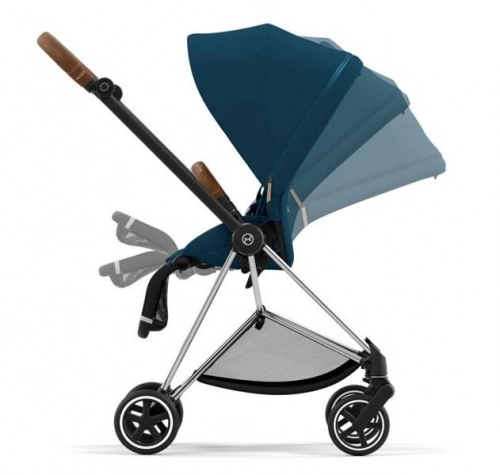 Cybex Mios 3.0 Mountain Blue + Cloud Z I-Size + Chrome Brown frame Детская коляска 4in1