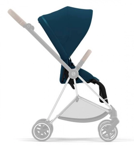 Cybex Mios 3.0 Mountain Blue + Cloud Z I-Size + Chrome Brown frame Детская коляска 4in1