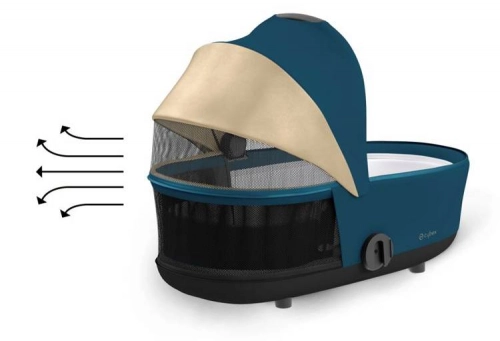 Cybex Mios 3.0 Mountain Blue Plus + Cloud Z i-Size + Matt Black frame Детская коляска 3in1