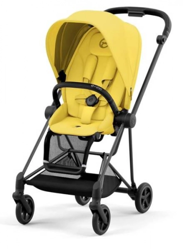 Cybex Mios 3.0 Mustard Yellow + Cloud Z I-Size + Matt Black frame Детская коляска 4in1
