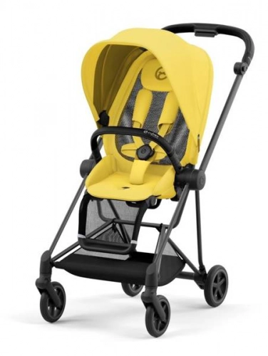 Cybex Mios 3.0 Mustard Yellow + Cloud Z I-Size + Matt Black frame Детская коляска 4in1