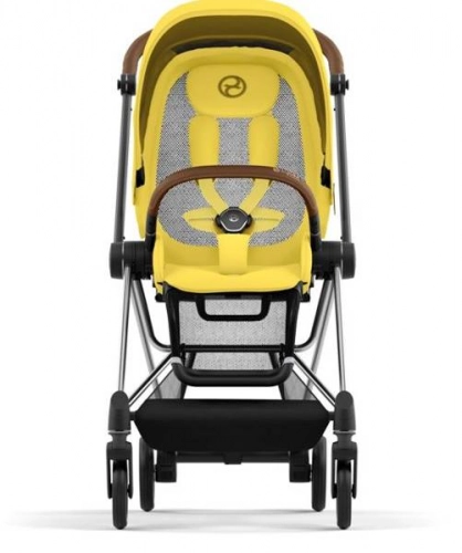 Cybex Mios 3.0 Mustard Yellow Plus + Cloud Z i-Size + Chrome Brown frame Детская коляска 3in1