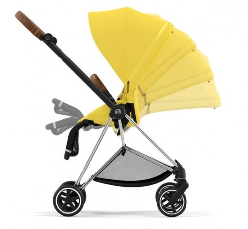 Cybex Mios 3.0 Mustard Yellow Plus + Cloud Z i-Size + Chrome Brown frame Детская коляска 3in1