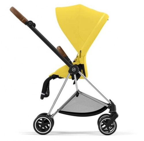Cybex Mios 3.0 Mustard Yellow Plus + Cloud Z i-Size + Chrome Brown frame Детская коляска 3in1