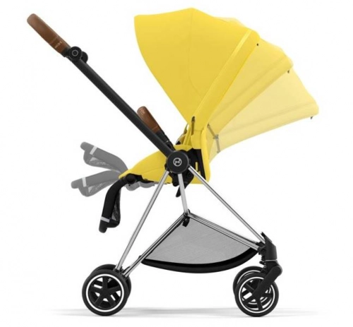Cybex Mios 3.0 Mustard Yellow Plus + Cloud Z i-Size + Chrome Brown frame Детская коляска 3in1