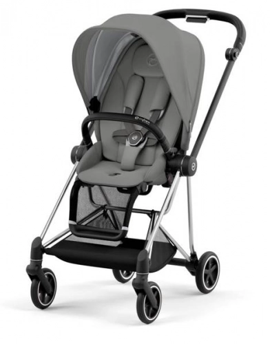 Cybex Mios 3.0 Soho Grey + Cloud Z I-Size + Chrome Black frame Детская коляска 4in1