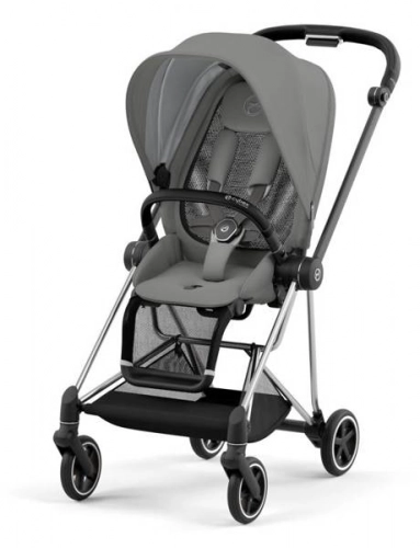 Cybex Mios 3.0 Soho Grey + Cloud Z I-Size + Chrome Black frame Детская коляска 4in1