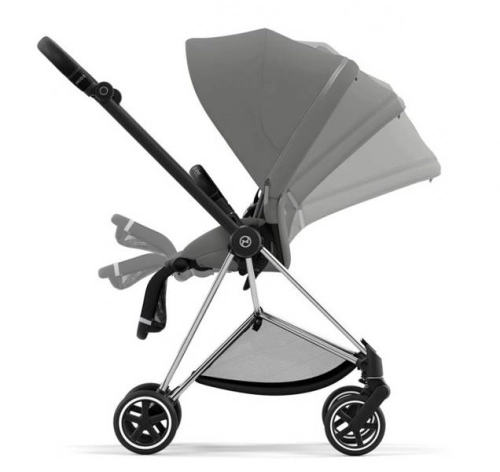 Cybex Mios 3.0 Soho Grey + Cloud Z I-Size + Chrome Black frame Детская коляска 4in1