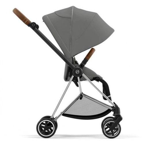 Cybex Mios 3.0 Soho Grey + Cloud Z I-Size + Chrome Brown frame Детская коляска 4in1
