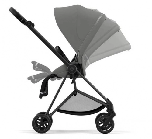 Cybex Mios 3.0 Soho Grey + Cloud Z I-Size + Matt Black frame Детская коляска 4in1