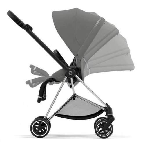 Cybex Mios 3.0 Soho Grey Plus + Cloud Z i-Size + Chrome Black frame Детская коляска 3in1
