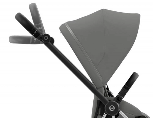 Cybex Mios 3.0 Soho Grey Plus + Cloud Z i-Size + Chrome Black frame Детская коляска 3in1
