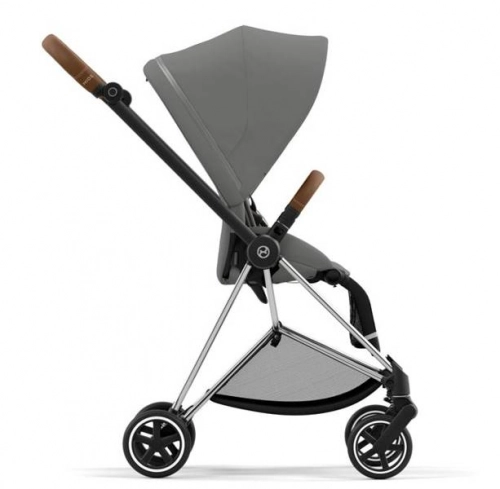 Cybex Mios 3.0 Soho Grey Plus + Cloud Z i-Size + Chrome Brown frame Детская коляска 3in1