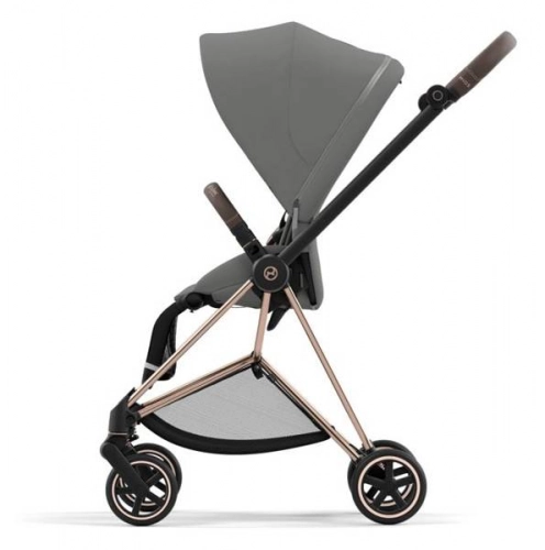 Cybex Mios 3.0 Soho Grey Plus + Cloud Z i-Size + Rose gold frame Детская коляска 3in1