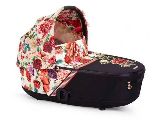 Cybex Mios 3.0 Spring Blossom Light + Cloud Z i-Size + Rose gold frame Детская коляска 3in1