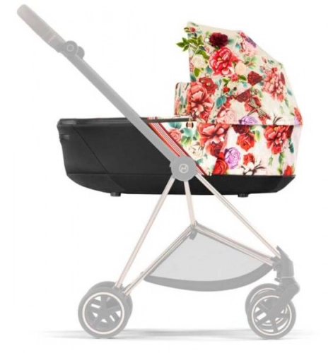 Cybex Mios 3.0 Spring Blossom Light + Cloud Z i-Size + Rose gold frame Детская коляска 3in1