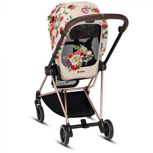 Cybex Mios 3.0 Spring Blossom Light + Cloud Z i-Size + Rose gold frame Детская коляска 3in1