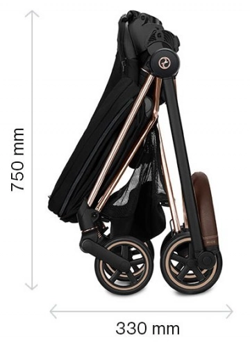 Cybex Mios Manhattan Grey Plus Pastaigu Bloks