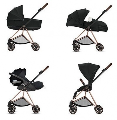 Cybex Mios Manhattan Grey Plus Pastaigu Bloks