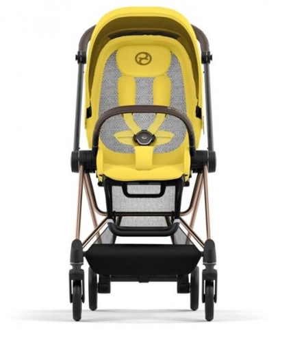 Cybex Mios Mustard Yellow + Rose gold Frame Детская коляска 2in1