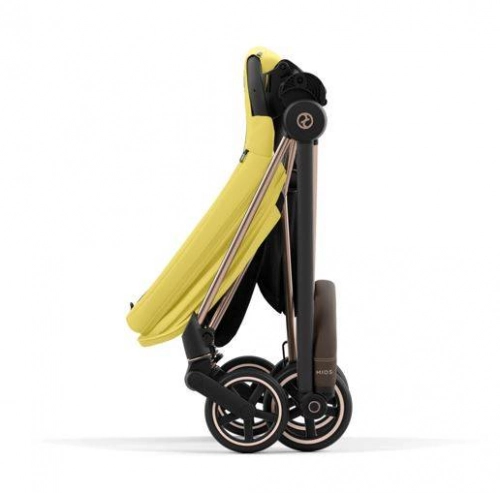 Cybex Mios Mustard Yellow + Rose gold Frame Детская коляска 2in1