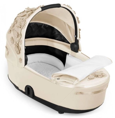 Cybex Mios Nude Beige Simply Flowers + Rose gold Frame Детская коляска 2in1