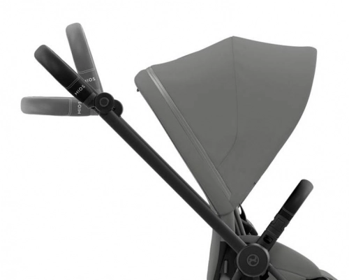 Cybex Mios Soho Grey + Matt Black Frame Bērnu rati 2in1