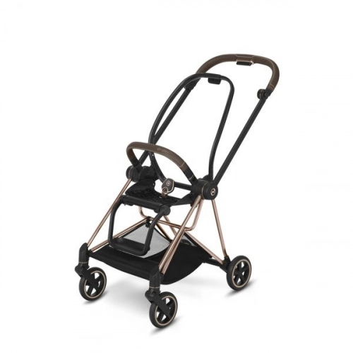 Cybex Mios Spring Blossom Dark + Rose gold Frame Bērnu rati 2in1