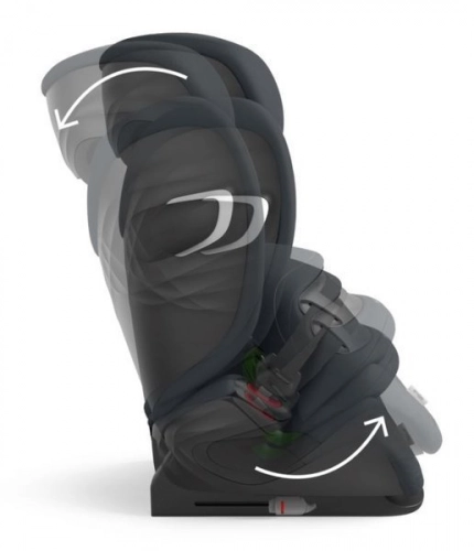 Cybex Pallas G I-Size Granite Black Bērnu autosēdeklis 9-50 kg
