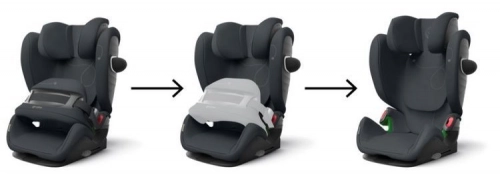 Cybex Pallas G I-Size Granite Black Bērnu autosēdeklis 9-50 kg