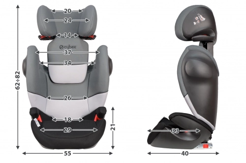 Cybex Pallas M-Fix SL Blue Moon Bērnu autosēdeklis 9-36 kg