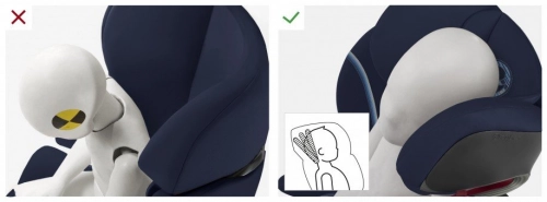 Cybex Pallas S-Fix Navy Blue Bērnu autosēdeklis 9-36 kg
