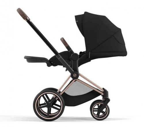 Cybex Priam 3.0 Deep Black + Rose Gold Frame Прогулочная коляска