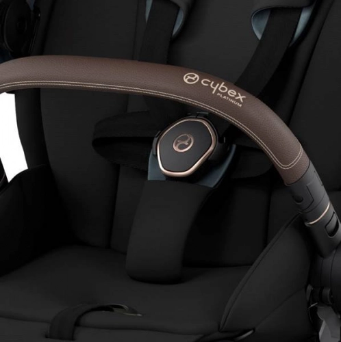 Cybex Priam 3.0 Deep Black + Rose Gold Frame Прогулочная коляска