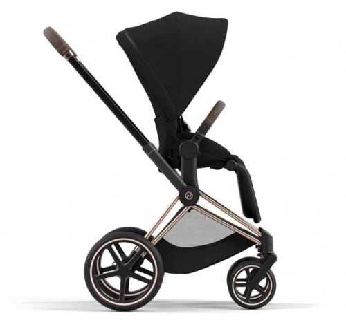 Cybex Priam 3.0 Deep Black + Rose Gold Frame Прогулочная коляска