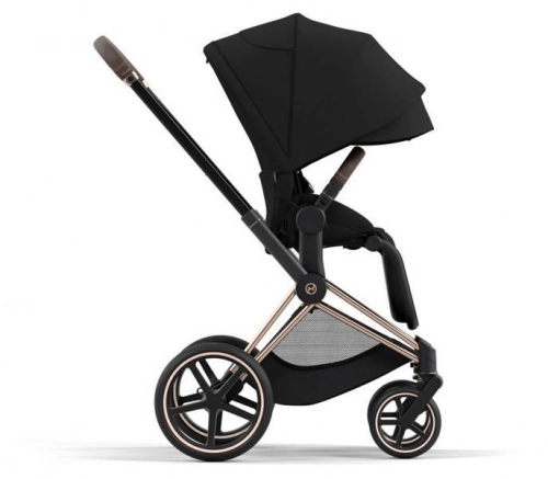 Cybex Priam 3.0 Deep Black + Rose Gold Frame Прогулочная коляска