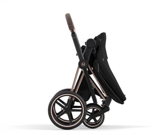 Cybex Priam 3.0 Deep Black + Rose Gold Frame Прогулочная коляска
