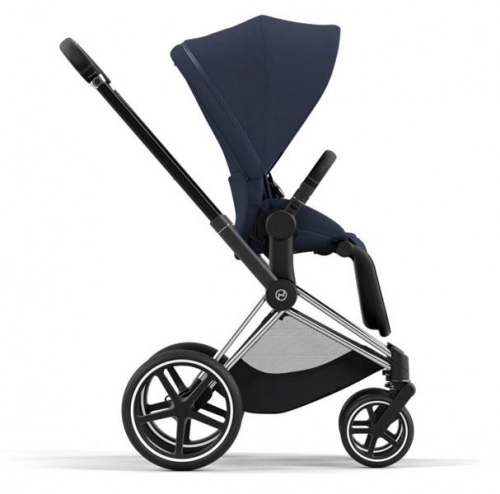 Cybex Priam 4.0 + Cloud Z I-size Chrome black frame Nautical Blue Bērnu rati 3in1