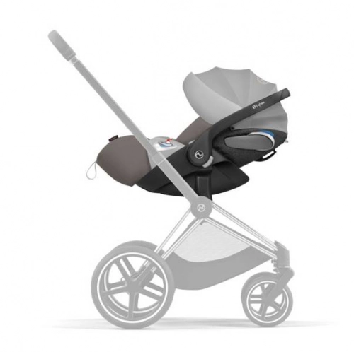 Cybex Priam 4.0 + Cloud Z I-size Chrome black frame Soho Grey Bērnu rati 3in1